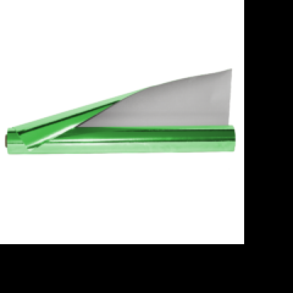 PAPEL MET. UNIFOIL VERDE ROLLO C25M.